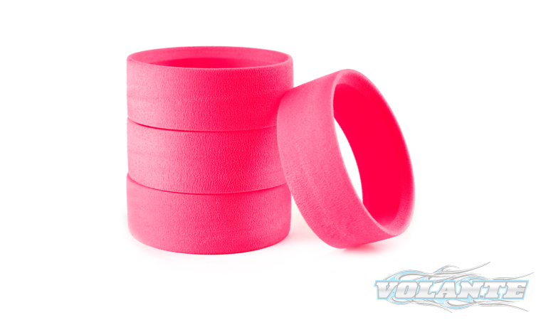 VL-CCM Volante High Density Closed Cell Tire Inserts Medium(Pink) 4pcs By VOLANTE