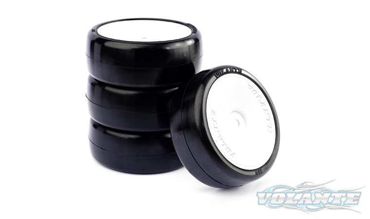 Volante 1/10 TC V5 Tough Rubber Tire Complete Set 4pcs 