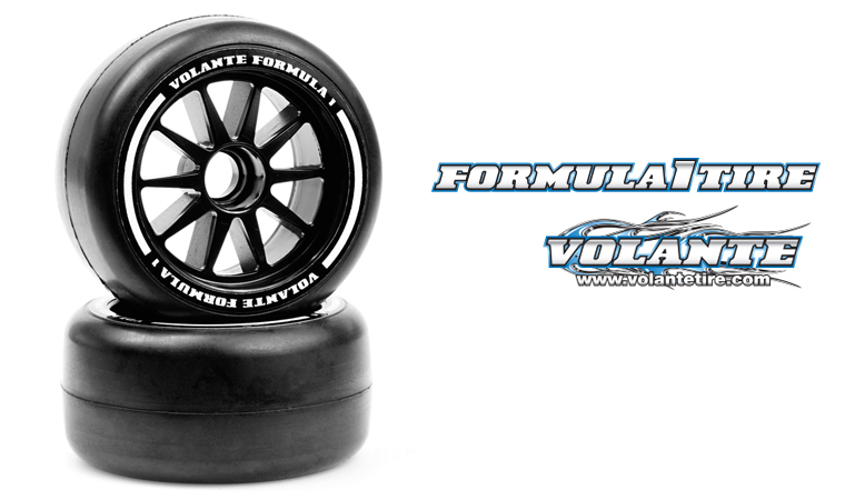 VOLANTE F1 Front Rubber Slick Tires Preglued