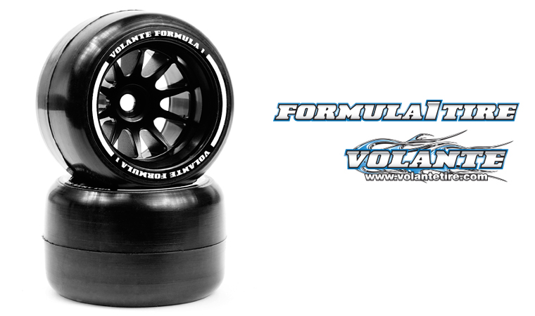 VOLANTE F1 Rear Rubber Slick Tires Preglued