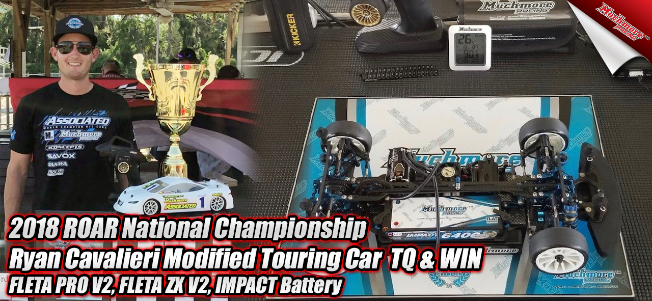 2018 ROAR National Championship Ryan Cavalieri Modified Touring Car  TQ & WIN