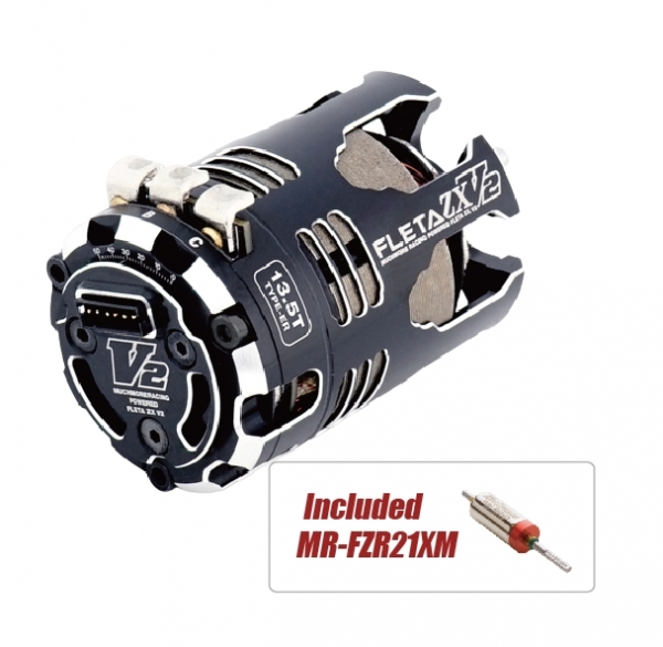 FLETA ZX V2 10.5T ER Spec Brushless Motor w/21XM-Muchmore Racing