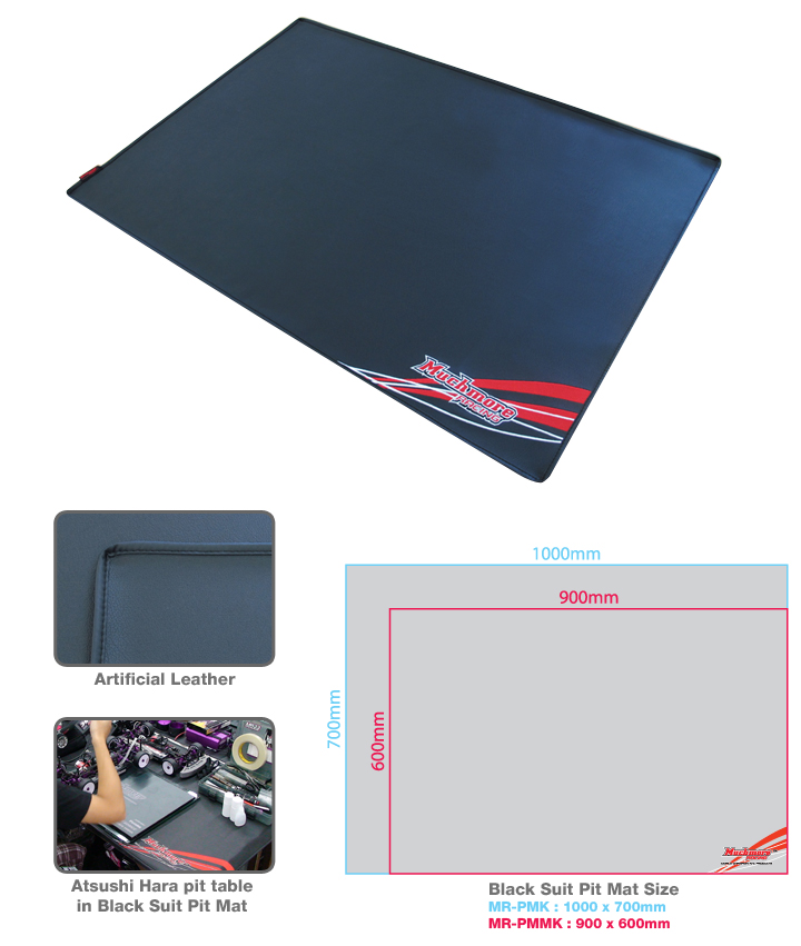 Black Suit Pit Mat Black (Artificial Leather)
Black Suit Pit Mat・Black M Size (Artificial Leather)
by Muchmore Racing